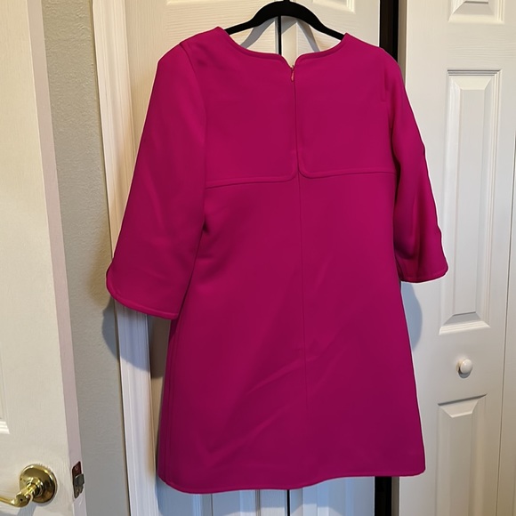 Hot Pink Structured Dress - Picture 2 of 9